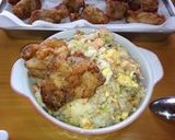 初心者簡単パラパラ塩麹鮭チャーハンランチ作り方10写真