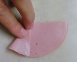 巻くだけハムのお花♪作り方7写真