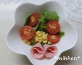 巻くだけハムのお花♪作り方10写真