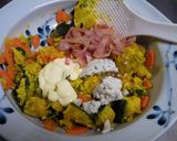 かぼちゃとチーズのサラダ作り方3写真