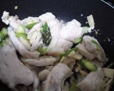 鶏胸肉とアスパラときのこの中華風作り方2写真