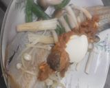 旬魚で　10分で味噌バタ蒸し作り方2写真
