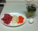 彩りきれい☆三色そぼろ丼作り方1写真