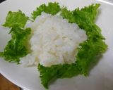 目玉焼きのせサラダ丼作り方2写真