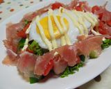 目玉焼きのせサラダ丼作り方5写真
