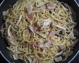 塩こんぶで きのこパスタ☆作り方5写真