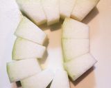 冬瓜とベーコンのスープ作り方1写真