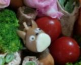 2012 運動会　トトロ　キャラ弁作り方3写真