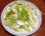 白ネギとフィッシュケーキの卵炒め作り方3写真