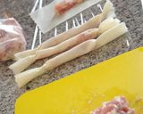 塩麹で味付け簡単ねじり春巻き（運動会用）作り方2写真