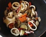 シーフードグリーンカレー作り方1写真