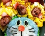 キャラ弁★ドラちゃん作り方4写真