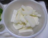 バター好き❤山芋とおくらのバター醤油炒め作り方1写真