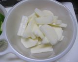 バター好き❤山芋とおくらのバター醤油炒め作り方1写真