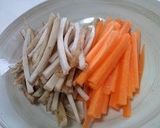 ヘルシーきんぴらごぼう作り方1写真