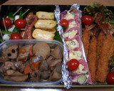 運動会のお弁当2012（弟）☆作り方1写真