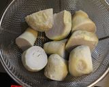 レンジで加熱★絶品！里芋のゴマ醤油麹あえ作り方1写真