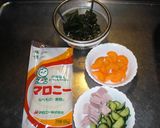 ツルンとおいしいマロニーサラダ作り方1写真
