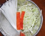 キャベツとカニカマの酢の物＊マロニー入り作り方1写真