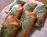 もちもち♪クラフトチーズのライス春巻き作り方13写真