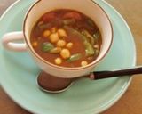ひよこ豆とピーマンのカレースープ作り方4写真