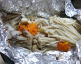 秋サケのきのこたっぷりホイル焼き作り方14写真