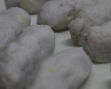 里芋茗荷黒味噌月見団子風作り方21写真