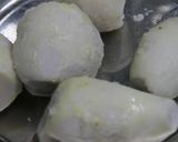 里芋茗荷黒味噌月見団子風作り方16写真