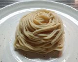 マロンクリーム＆栗で！モンブラン アイス作り方3写真