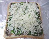 和風☆海苔佃煮チーズトースト♪作り方5写真
