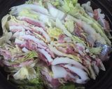 豚肉と白菜の塩麹鍋（鮭プラス）作り方5写真