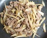 牛肉とごぼうの甘辛作り方4写真