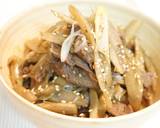 牛肉とごぼうの甘辛作り方6写真