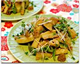 柔らか豚肉ボリボリ根菜の柚子こしょう炒め作り方7写真