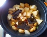 マロニー入り大根と鶏つくねの煮物作り方3写真