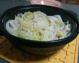 簡単！アッサリ白菜の豚肉サンド鍋作り方3写真