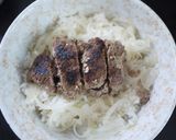 リメイク！　楽旨♫　ズボラハンバーグ丼♡作り方2写真