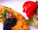 納豆卵ごはんの混ぜ混ぜオムライス作り方4写真