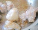 さつまいもと鶏肉のクリームパスタ作り方2写真