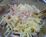 チーズとベーコン入りのハッシュドポテト♪作り方3写真