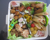 H23年運動会お弁当～覚書用～キャラ弁作り方1写真