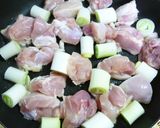 ★ズボラな焼き鳥★串なし！鶏もも肉と白葱作り方5写真