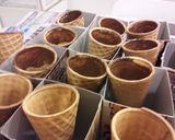 バレンタイン　アイスカップでチョコ♪作り方3写真
