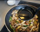 舞茸とローストポークの和風スパゲッティー作り方5写真