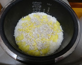 さつま芋とジャコの炊き込みごはん作り方3写真
