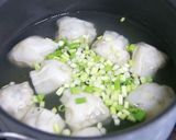 蓮根＋高菜漬け＋鶏ハムの餃子　作り方6写真