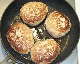 秋鮭のハンバーグ♡クリームソース作り方5写真