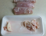 サラダ用☆鶏むね肉（蒸し鶏）と保存法作り方1写真
