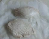 サラダ用☆鶏むね肉（蒸し鶏）と保存法作り方3写真