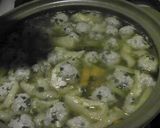 秋の収穫カボチャで簡単鶏団子うどん。作り方3写真
